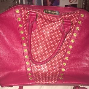 Hot pink Betsey Johnson bag